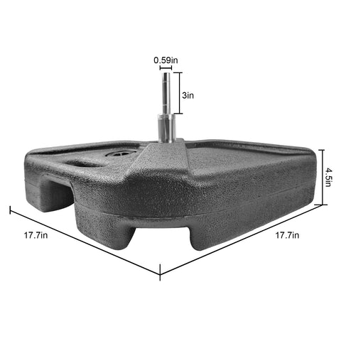 Flag Pole Base-Flag Pole Floor Stand Holder Feather Flag Base