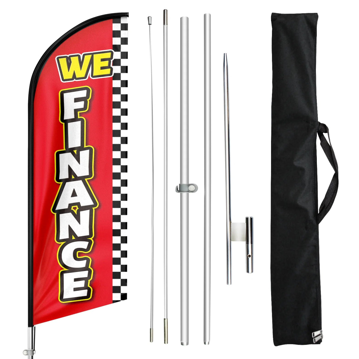 FSFLAG Wefinance Swooper Flag Feather Flag Pole Kit - FSFlag