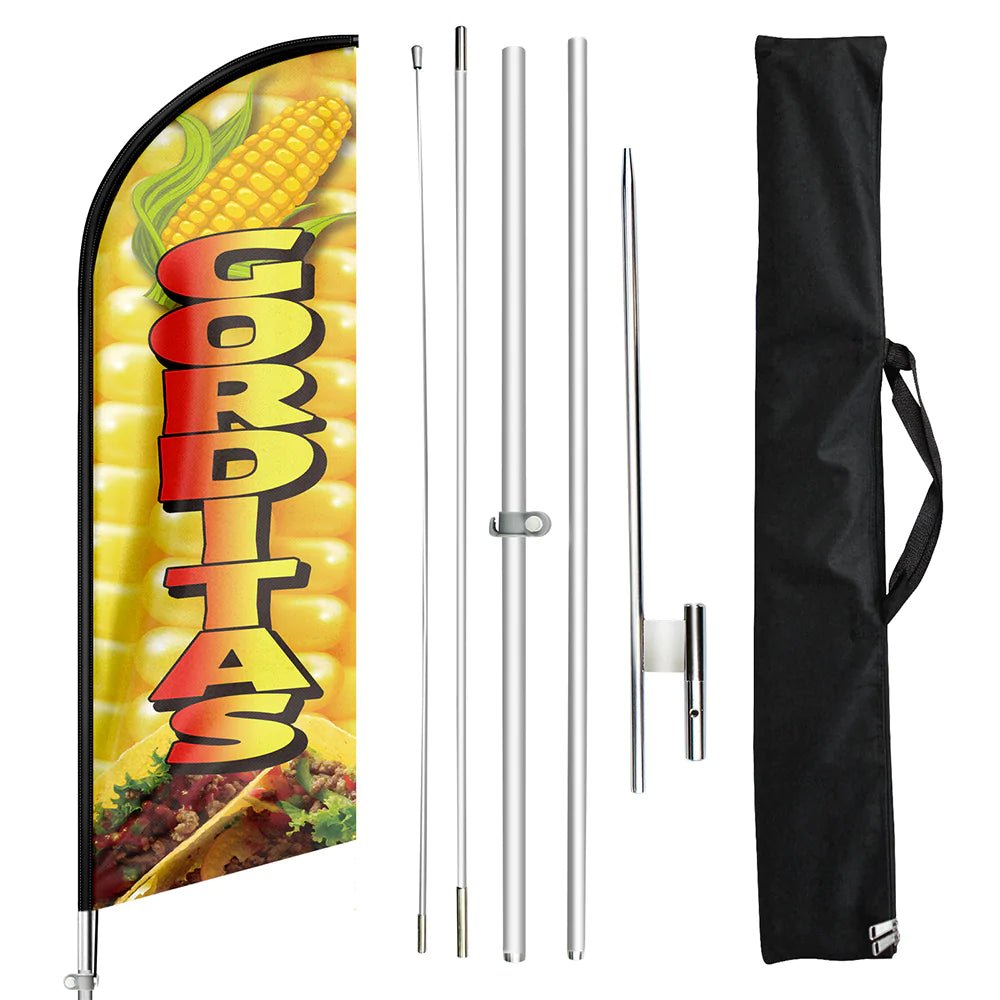 FSFLAG Gorditas Swooper Flag Feather Flag Pole Kit - FSFlag