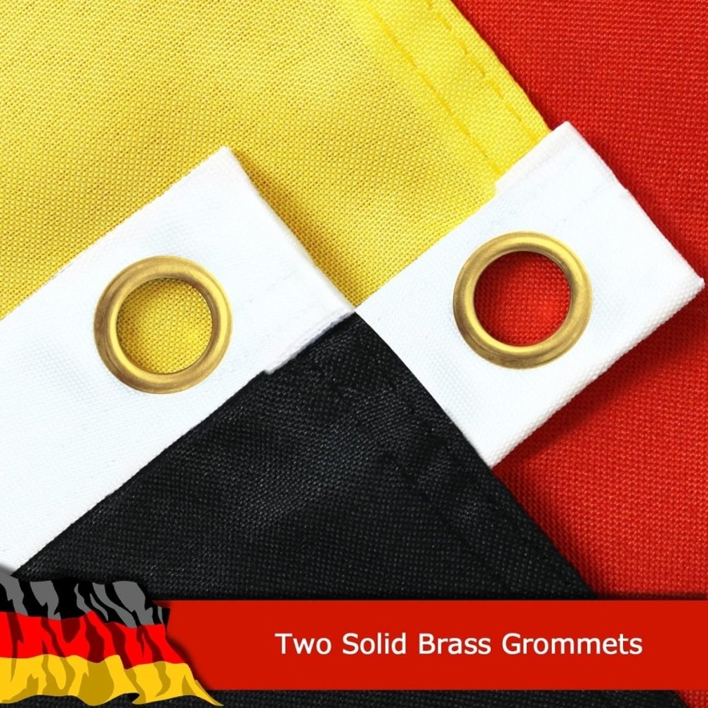 FSFLAG Germany Flag 3 X 5 Ft 400D Polyester and Two Brass Grommets - FSFlag