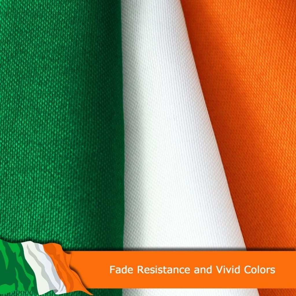 FSFLAG Ireland Flag 3 X 5 Ft 400D Polyester and Two Brass Grommets - FSFlag