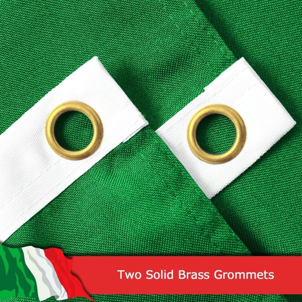 FSFLAG Italy Flag 3 X 5 Ft 400D Polyester and Two Brass Grommets - FSFlag