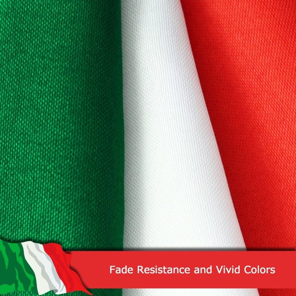 FSFLAG Italy Flag 3 X 5 Ft 400D Polyester and Two Brass Grommets - FSFlag